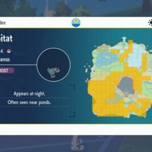 Emplacements Feuforêve Pokémon Écarlate et Violet