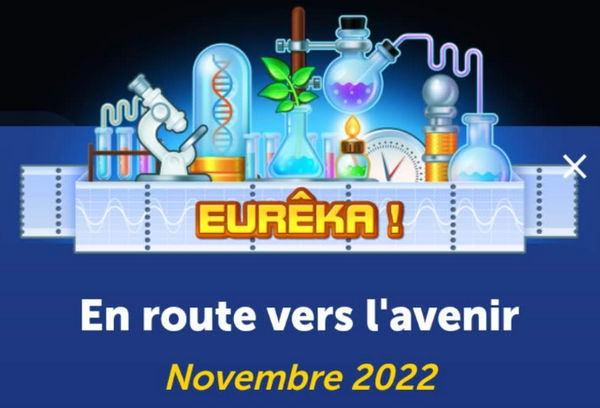 4 Images 1 Mot "Eurêka, en route vers l'avenir" pour le mois novembre 2022