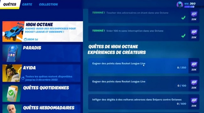 GAGNER DES POINTS DANS ROCKET LEAGUE LIVE (9775-0165-8588)