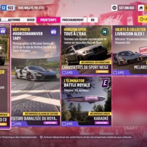 Guide de la chasse au trésor La gloire et la fortune de Forza Horizon 5