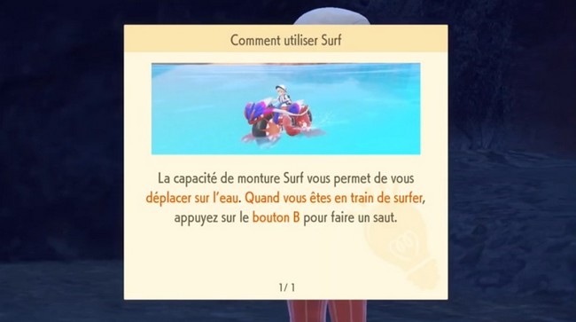 La capacité de monture surf Pokémon Écarlate et Violet