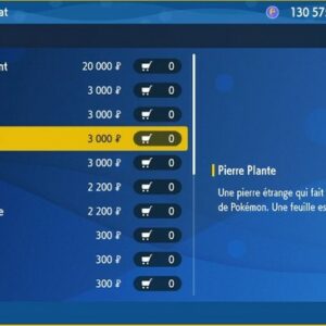 Pierre Plante Pokémon Écarlate et Violet