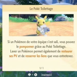 Poké Toilettage Pokémon Écarlate et Violet