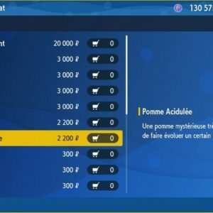 Pomme acidulée Pokémon Écarlate et Violet