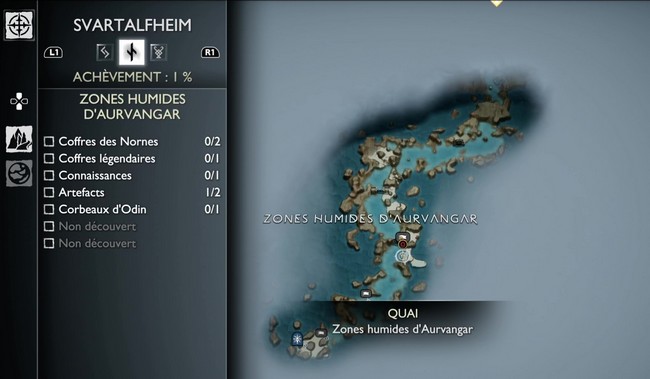 Solution Puzzle du geyser Zones humides d'Aurvangar - God of War Ragnarok