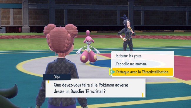 bons réponses au Contrôle partiel de Combat Pokémon dans Pokémon Écarlate et Violet