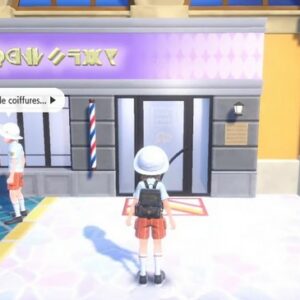 changer la coupe de cheveux dans Pokémon Écarlate et Violet