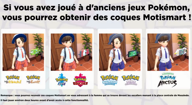 Coques Motismart dans Pokémon Écarlate et Violet