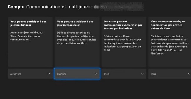 désactiver le crossplay de MW2 sur XBOX-4