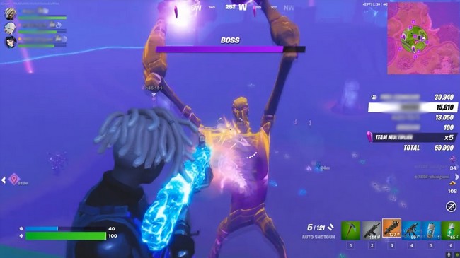 gagner 2 000 000 points combinés en équipe dans Fortnite