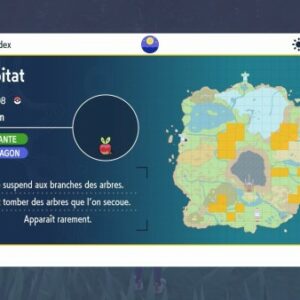 Emplacement verpom Pokémon Écarlate et Violet