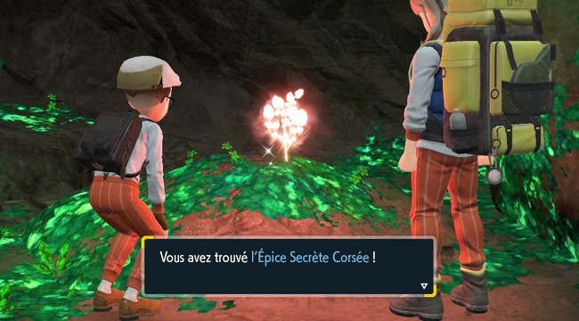 Épice secrète Corsée dans Pokémon Écarlate et Viole