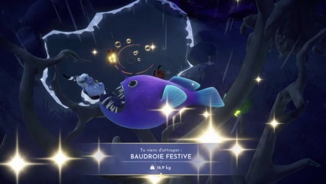 Baudroie festif Disney Dreamlight Valley