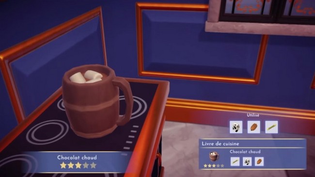 Chocolat chaud dans Disney Dreamlight Valley