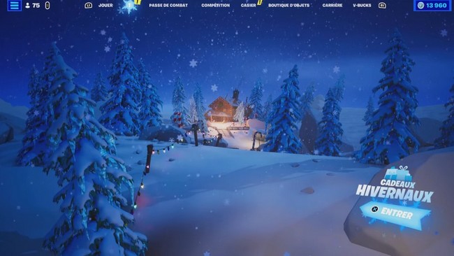 Emplacement le Chalet douillet Fortnite chapitre 4