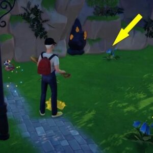 Emplacements Penstemon tombant bleu Disney Dreamlight Valley