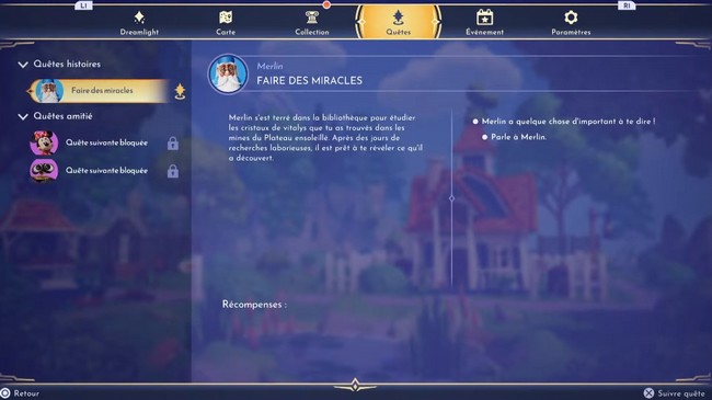Faire des Miracles Disney dreamlight valley