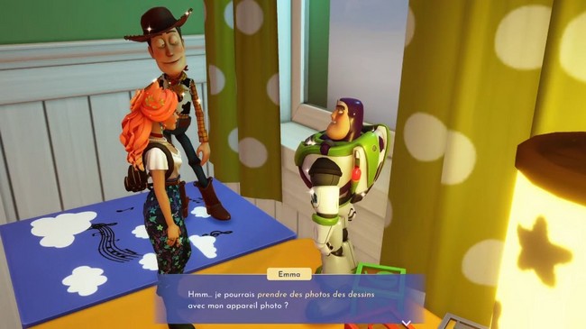 Fouille la pièce et prends des photos des dessins de Bonnie sur du papier de couleur avec des étoiles dorées