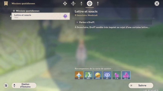 Genshin Impac Succès Cher papa