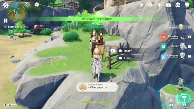 Genshin Impac Succès Cher papa