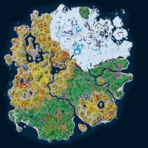 Map saison 1 du chapitre 4 Fortnite