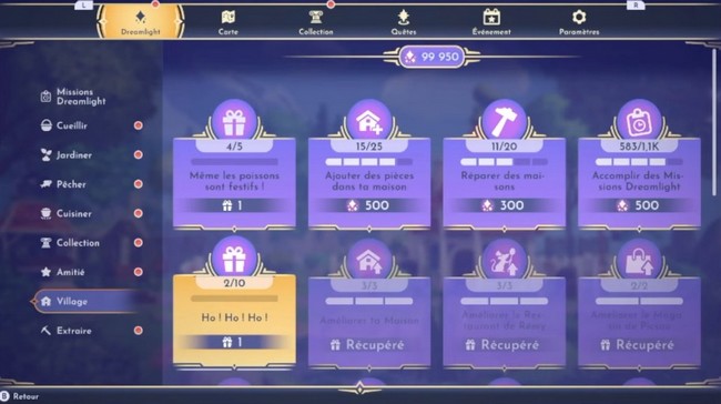 Quête de Noël Ho! Ho! Ho! Disney Dreamlight Valley