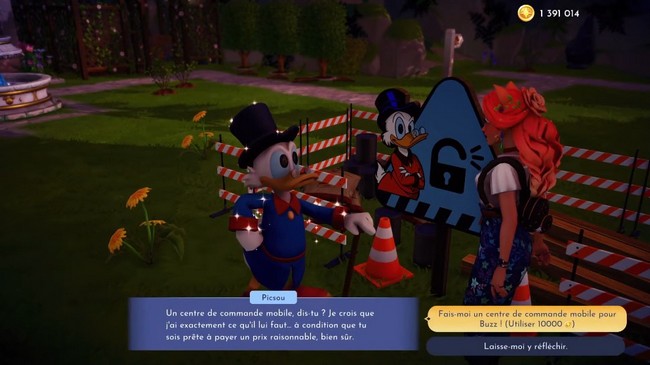 Une mission secrète dans l’espace inexploré Disney Dreamlight Valley-1