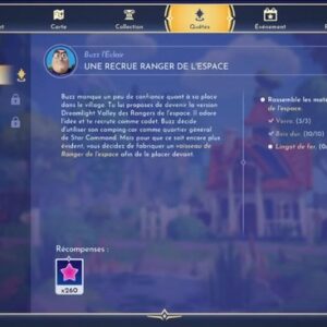 Une recrue ranger de l'espace Disney Dreamlight Valley