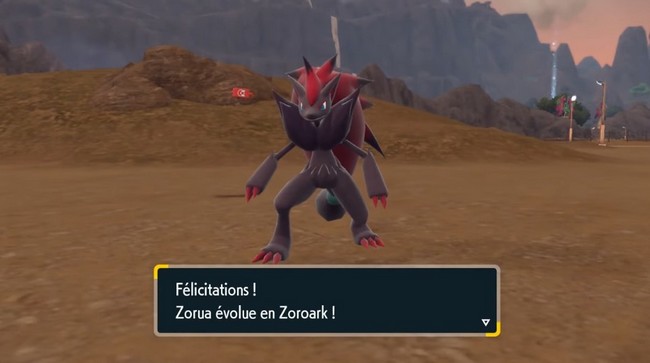 Zoroark dans Pokémon Écarlate et Violet