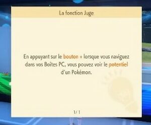fonction juge des IV Pokémon Écarlate et Violet