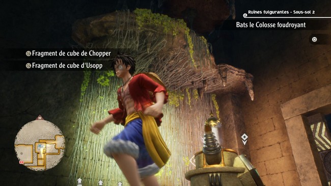Fragments du cube de Chopper et Usopp ruines fulgurantes