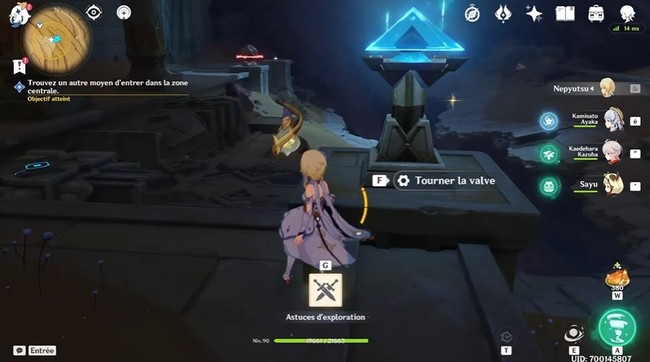 quête Fécondité ensevelie dans les dunes - 1 dans Genshin Impact