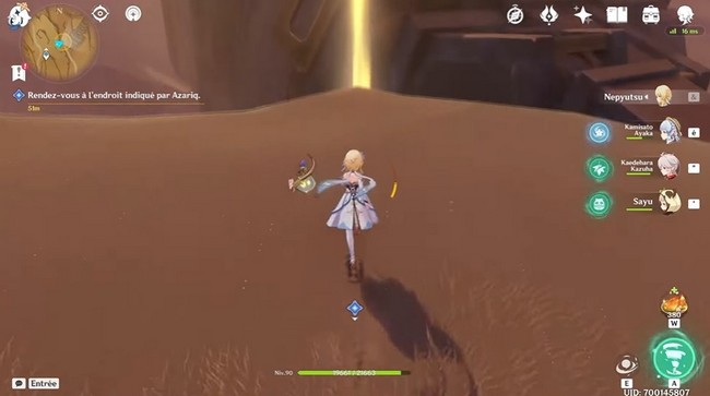 quête Fécondité ensevelie dans les dunes - 2 dans Genshin Impact