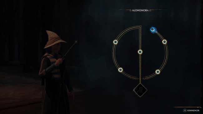 apprendre le sort Alohomora Hogwarts Legacy