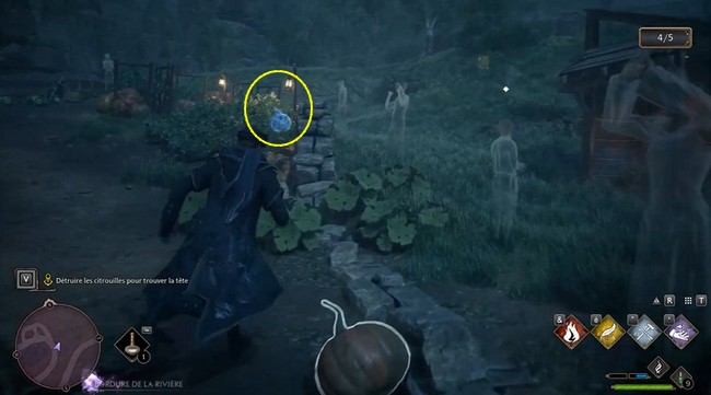 Cinquième emplacement de citrouille Hogwarts Legacy