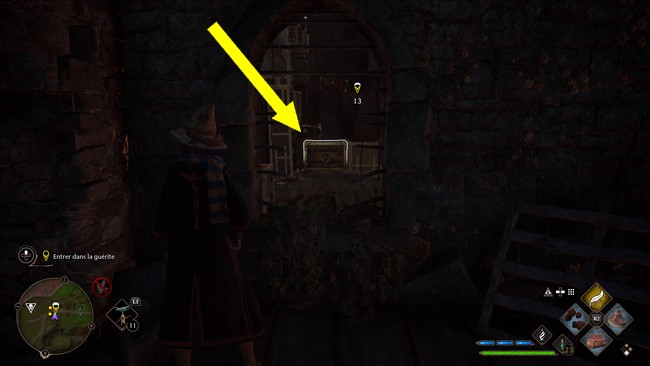 Entrer dans la guérite : quête Le haut donjon de L’héritage de Poudlard