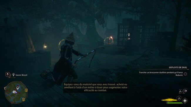 Faut-il rendre Biscuit à Garnuff, le garder ou demander de l'argent dans Hogwarts Legacy