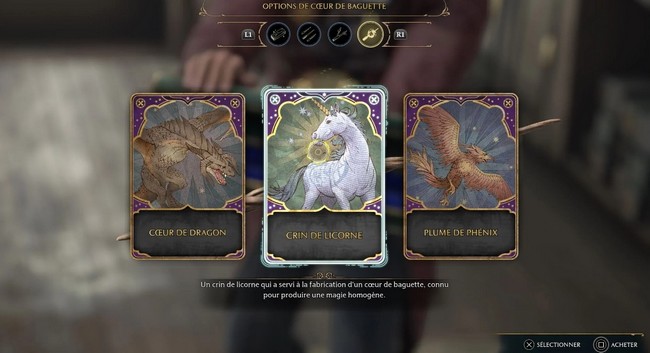 Meilleur cœur de baguette à choisir dans Hogwarts Legacy
