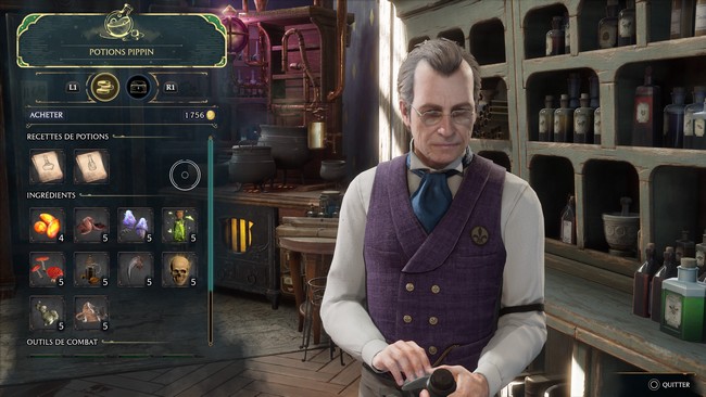 Hogwarts Legacy L'Héritage de Poudlard Potions Pippin