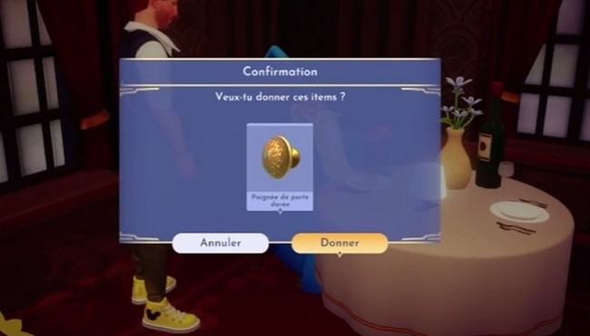 Quête La poignée de porte dorée Disney Dreamlight Valley-1