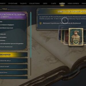 Quête Épreuve de Charles Rookwood Hogwarts Legacy