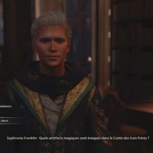 Réponse quiz de Sophronia Franklin Hogwarts Legacy : Quels artéfacts magiques sont évoqués dans le Conte des trois frères