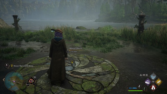 aider l'inconnue dans l'Epreuve de Merlin de Hogwarts Legacy