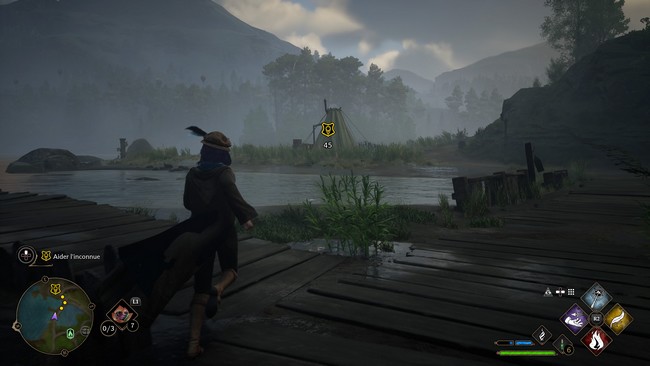 aider l'inconnue dans l'Epreuve de Merlin de Hogwarts Legacy