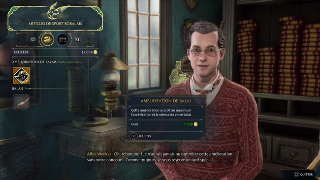 Entre ciel et terre Hogwarts Legacy