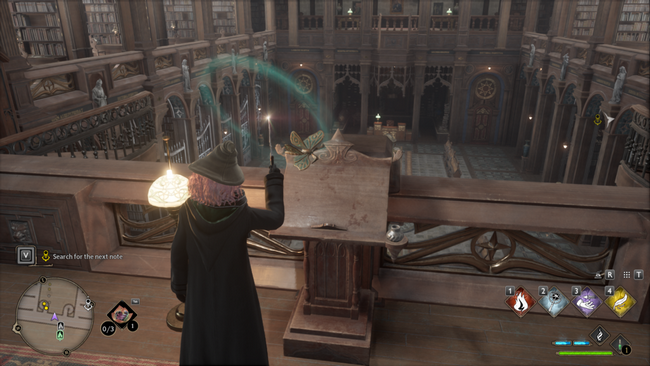 emplacement miroirs avec papillons Hogwarts Legacy-7