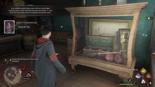 essais en vol quête-Hogwarts Legacy L'héritage de Poudlard