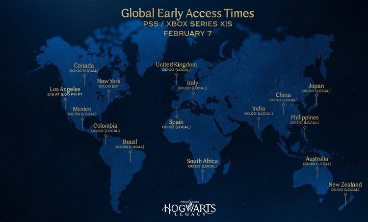 heure de sortie Hogwarts Legacy accès anticipé