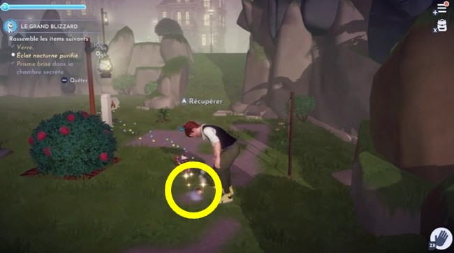 poignée de porte dorée Disney Dreamlight Valley