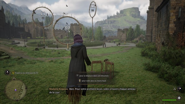 Hogwarts Legacy : L'Héritage de Poudlard quête Cours de vol